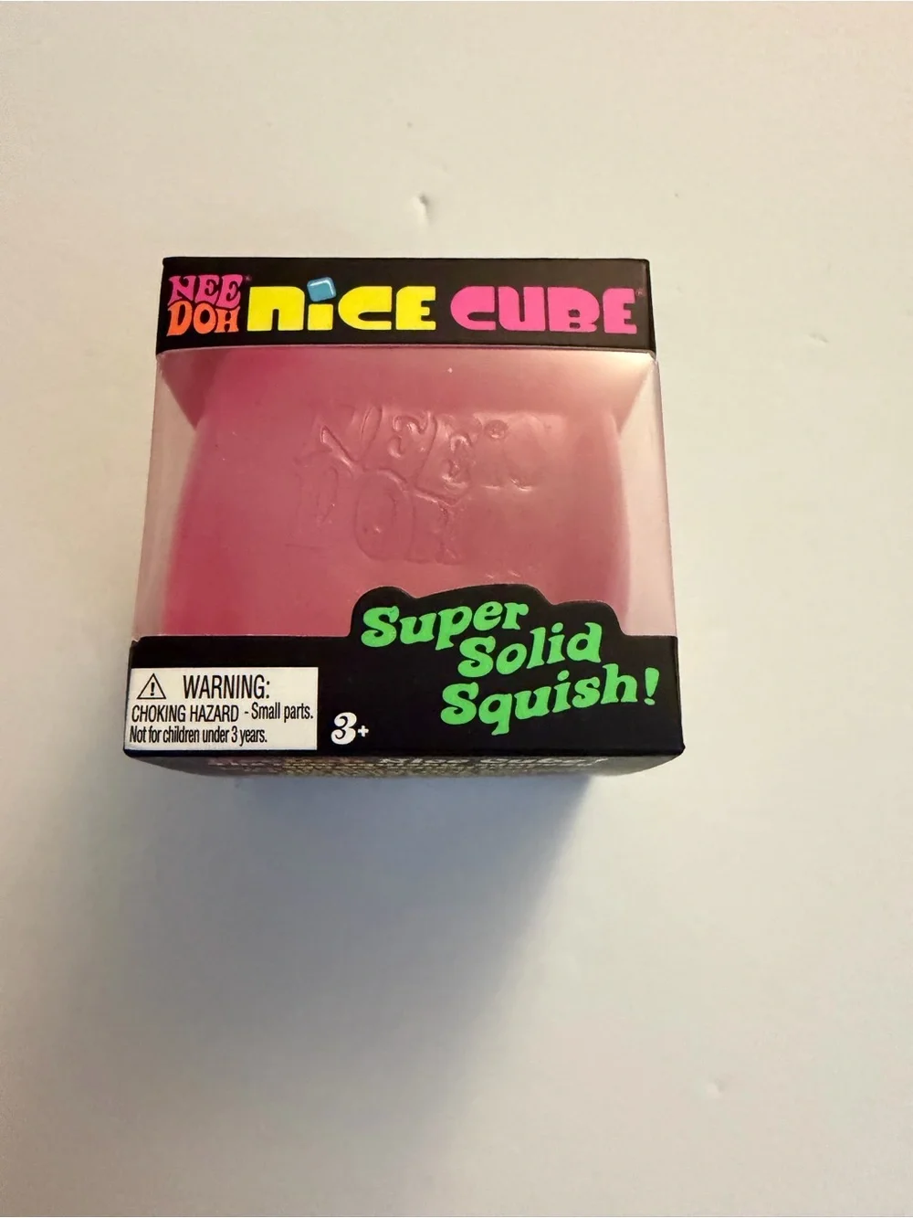 Needoh Nice Cube - Pink Squishy
